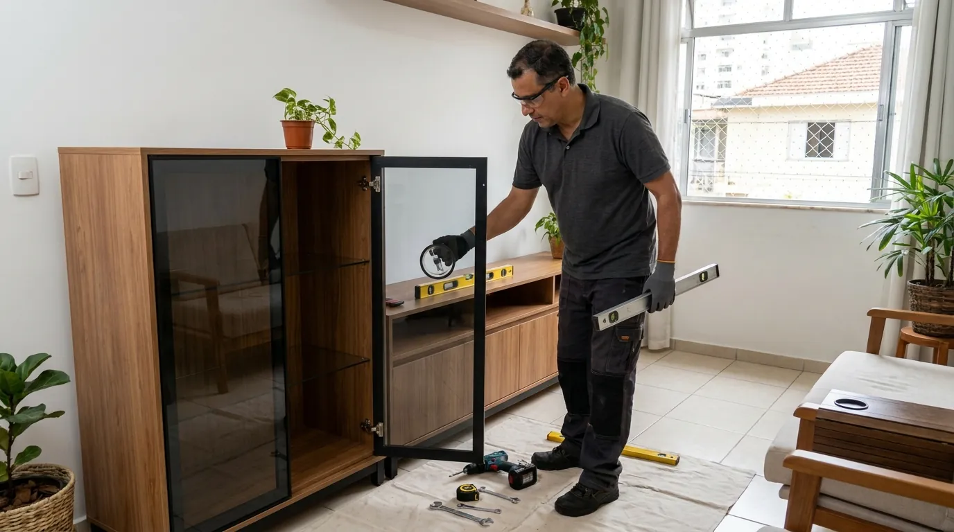 Mesas com Tampo de Vidro